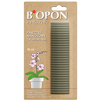 BIOPON PAŁECZKI NAWOZ z biohumusem 30szt.